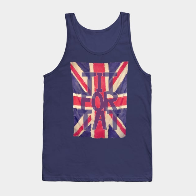 TIT FOR TAT - England UNION JACK flag Tank Top by EDDArt